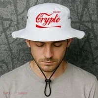 Enjoy Crypto Retro Cryptocurrency Bitcoin Bucket Hat thumb 2