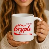 Enjoy Crypto Retro Cryptocurrency Bitcoin Coffee Mug thumb 3