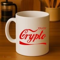 Enjoy Crypto Retro Cryptocurrency Bitcoin Coffee Mug thumb 4