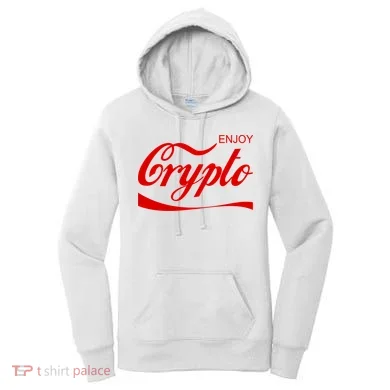Enjoy Crypto Retro Cryptocurrency Bitcoin Women's Hoodie