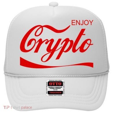 Enjoy Crypto Retro Cryptocurrency Bitcoin Hat