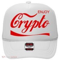 Enjoy Crypto Retro Cryptocurrency Bitcoin Hat thumb 0