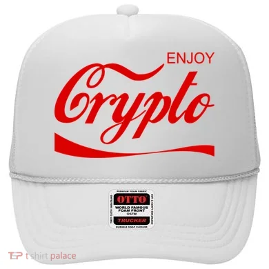 Enjoy Crypto Retro Cryptocurrency Bitcoin Hat