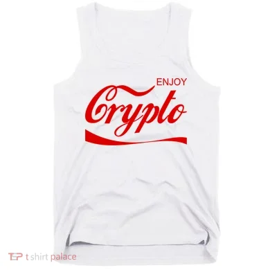 Enjoy Crypto Retro Cryptocurrency Bitcoin Tank Top