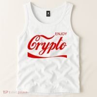 Enjoy Crypto Retro Cryptocurrency Bitcoin Tank Top thumb 2