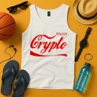 Enjoy Crypto Retro Cryptocurrency Bitcoin Tank Top thumb 4