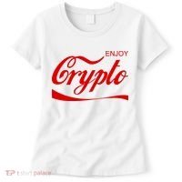 Enjoy Crypto Retro Cryptocurrency Bitcoin Women's T-Shirt thumb 0