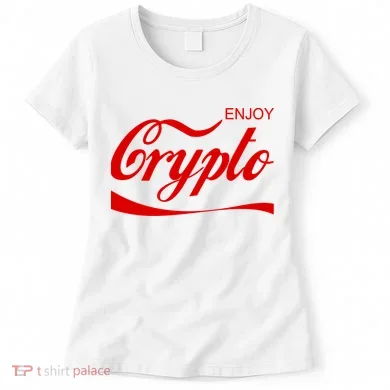 Enjoy Crypto Retro Cryptocurrency Bitcoin Women's T-Shirt