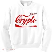 Enjoy Crypto Retro Cryptocurrency Bitcoin Kids Sweatshirt thumb 0