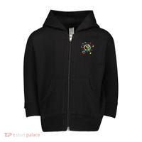 Exploding Cube Speed Cubing Puzzle Master Toddler Zip Fleece Hoodie thumb 0