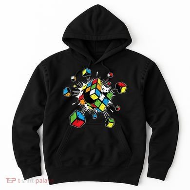 Exploding Cube Speed Cubing Puzzle Master Hoodie