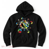 Exploding Cube Speed Cubing Puzzle Master Hoodie thumb 0