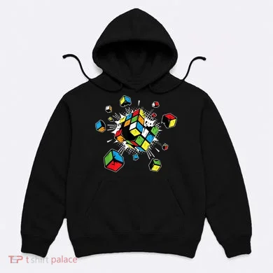 Exploding Cube Speed Cubing Puzzle Master Hoodie