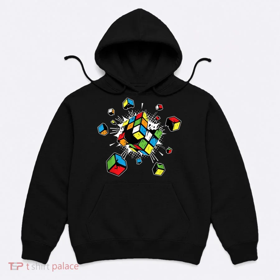 Exploding Cube Speed Cubing Puzzle Master Hoodie