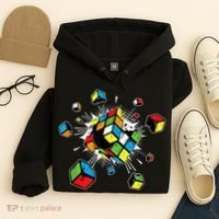 Exploding Cube Speed Cubing Puzzle Master Hoodie thumb 4