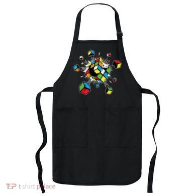 Exploding Cube Speed Cubing Puzzle Master Apron