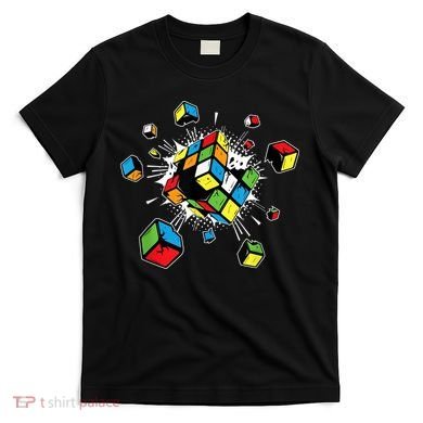 Exploding Cube Speed Cubing Puzzle Master T-Shirt