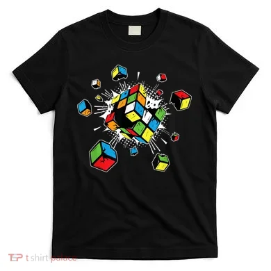 Exploding Cube Speed Cubing Puzzle Master T-Shirt