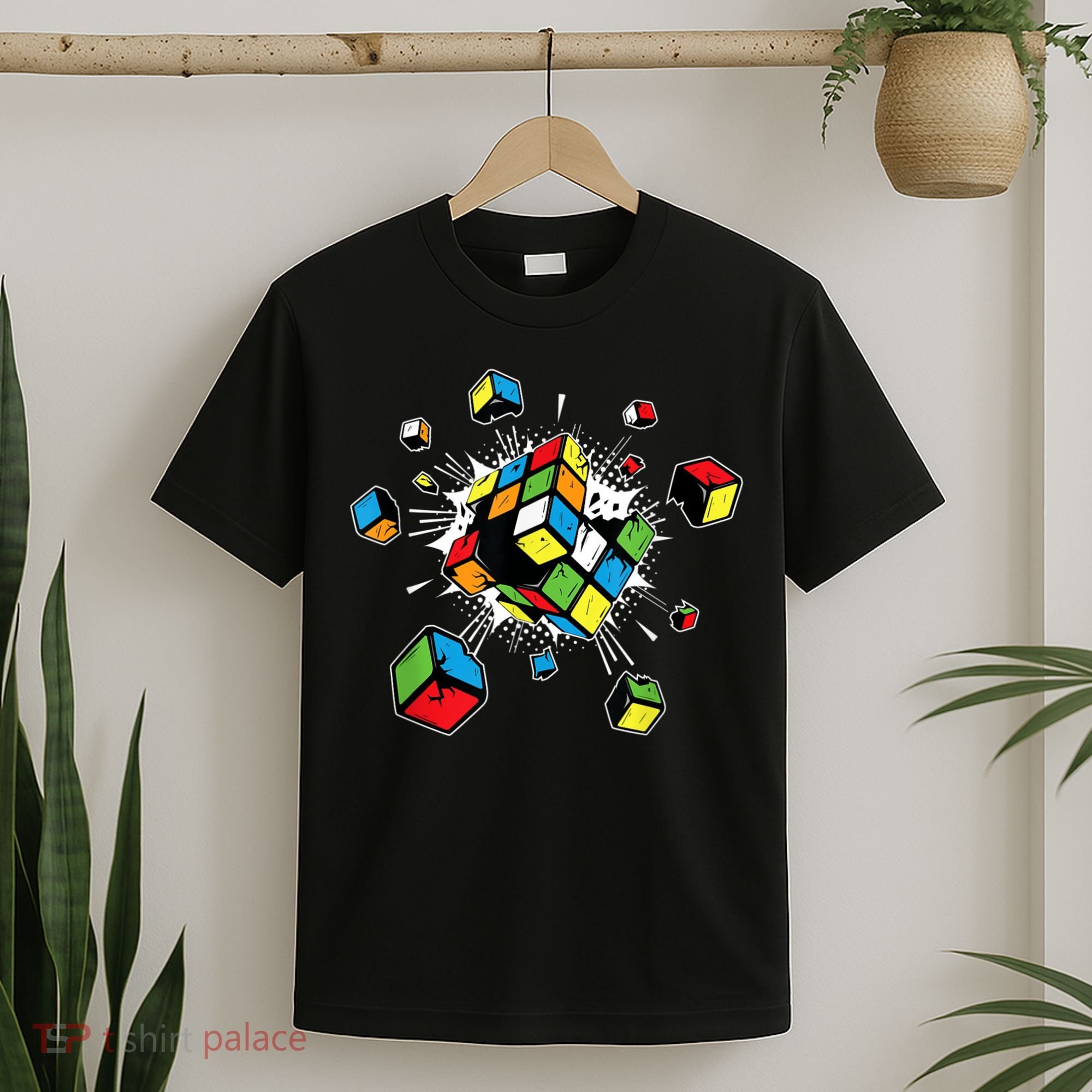 Exploding Cube Speed Cubing Puzzle Master T-Shirt
