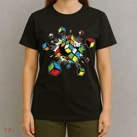 Exploding Cube Speed Cubing Puzzle Master T-Shirt thumb 4