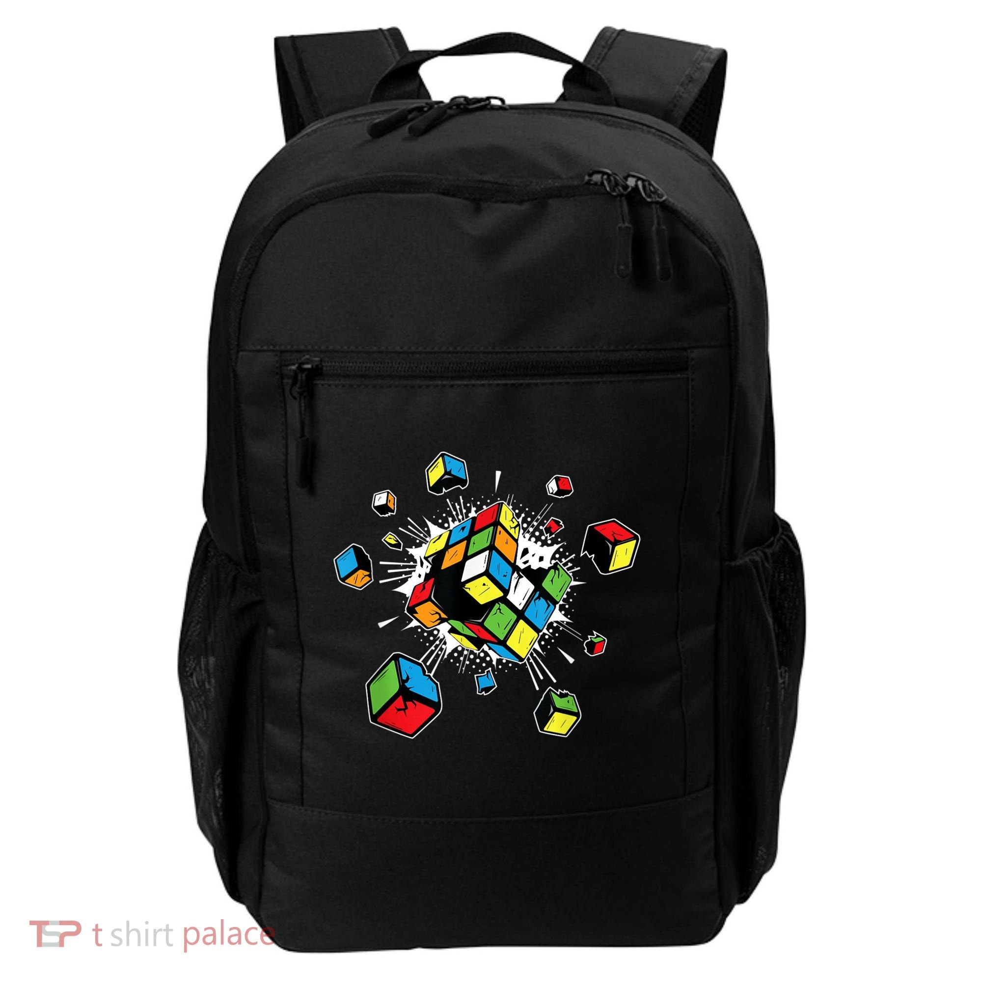 Exploding Cube Speed Cubing Puzzle Master Backpack