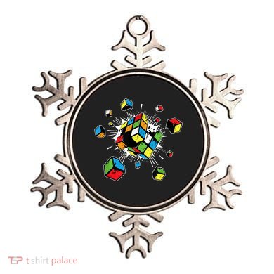 Exploding Cube Speed Cubing Puzzle Master Ornament