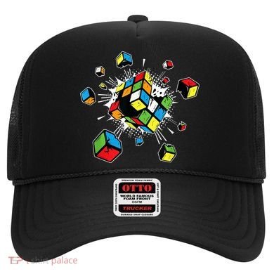 Exploding Cube Speed Cubing Puzzle Master Hat