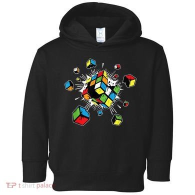 Exploding Cube Speed Cubing Puzzle Master Toddler Hoodie