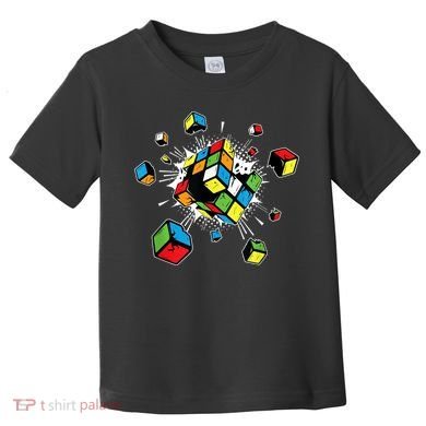 Exploding Cube Speed Cubing Puzzle Master Toddler T-Shirt