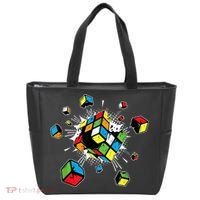 Exploding Cube Speed Cubing Puzzle Master Tote Bag thumb 0