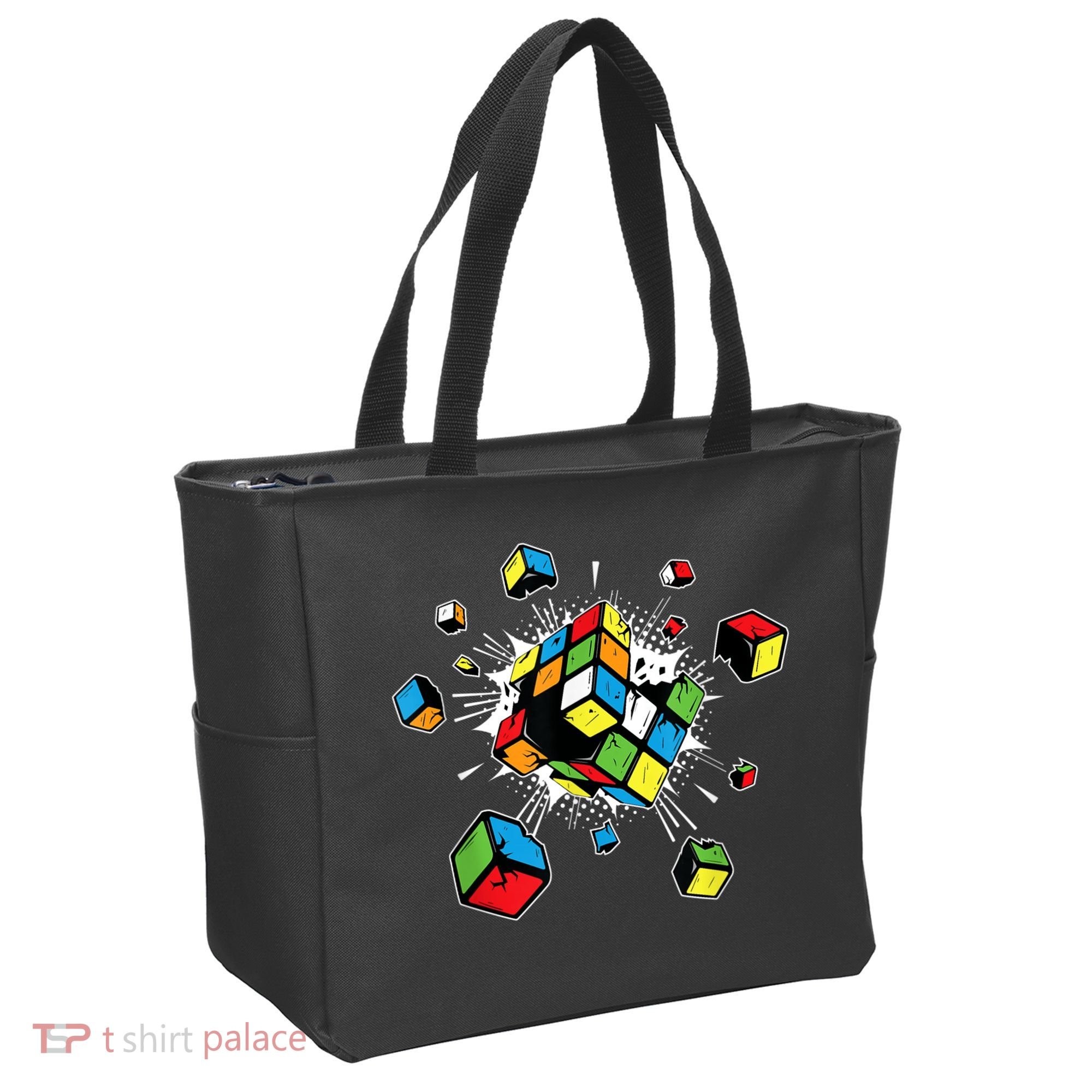 Exploding Cube Speed Cubing Puzzle Master Tote Bag