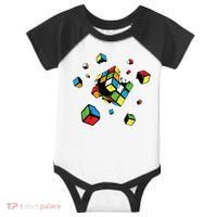 Exploding Cube Speed Cubing Puzzle Master Infant Baby Jersey Bodysuit thumb 0