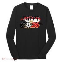Egypt Country Soccer World 2026 Fan Long Sleeve Shirt thumb 0