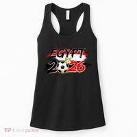 Egypt Country Soccer World 2026 Fan Women's Tank Top thumb 0
