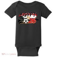 Egypt Country Soccer World 2026 Fan Baby Bodysuit thumb 0