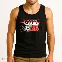 Egypt Country Soccer World 2026 Fan Tank Top thumb 3