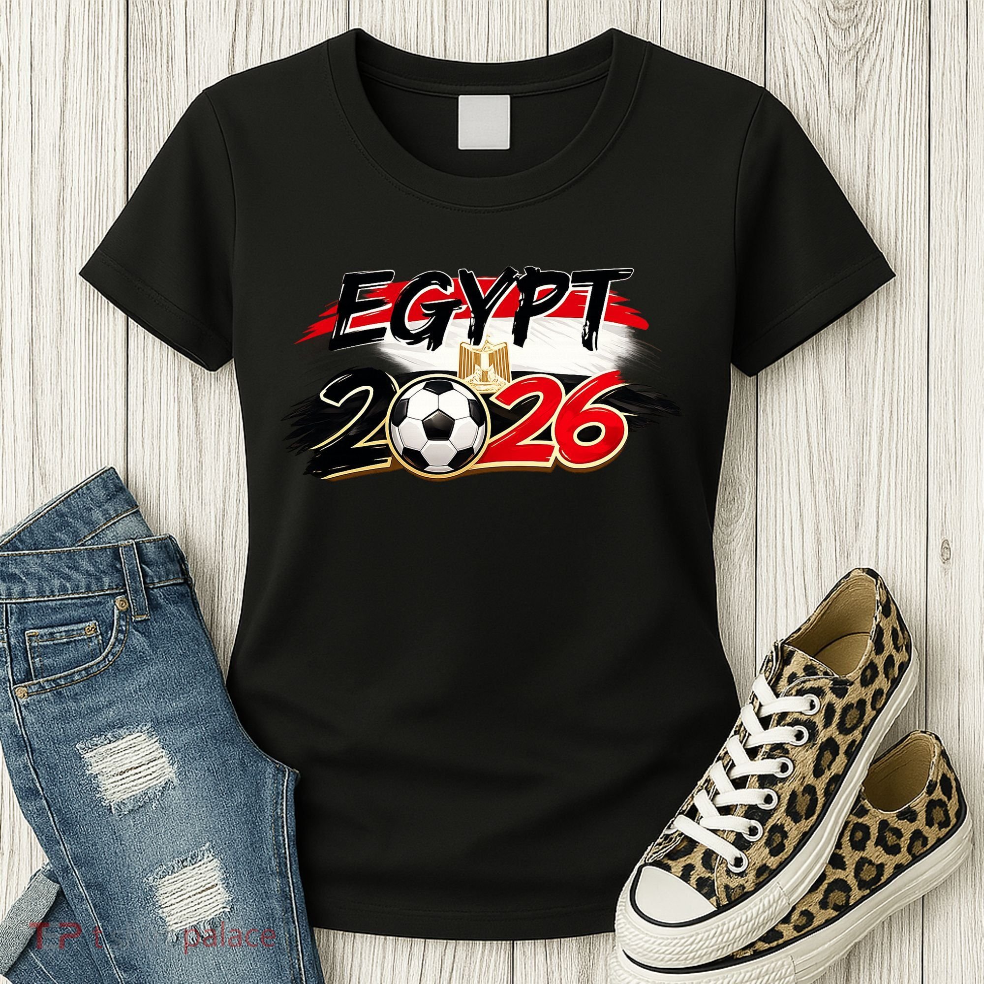 Egypt Country Soccer World 2026 Fan Women's T-Shirt
