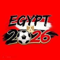 Egypt Country Soccer World 2026 Fan Santa Hat thumb 1