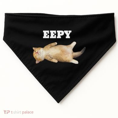 Eepy Cat Sleepy Cat Meme USA-Made Doggie Bandana