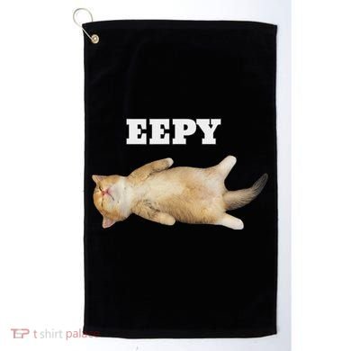 Eepy Cat Sleepy Cat Meme Golf Towel