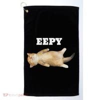 Eepy Cat Sleepy Cat Meme Golf Towel thumb 0