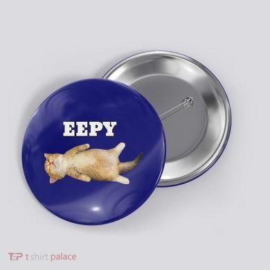 Eepy Cat Sleepy Cat Meme Button
