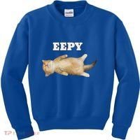 Eepy Cat Sleepy Cat Meme Kids Sweatshirt thumb 0