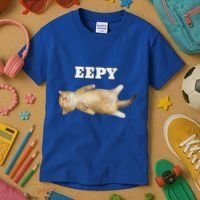 Eepy Cat Sleepy Cat Meme Kids T-Shirt thumb 3