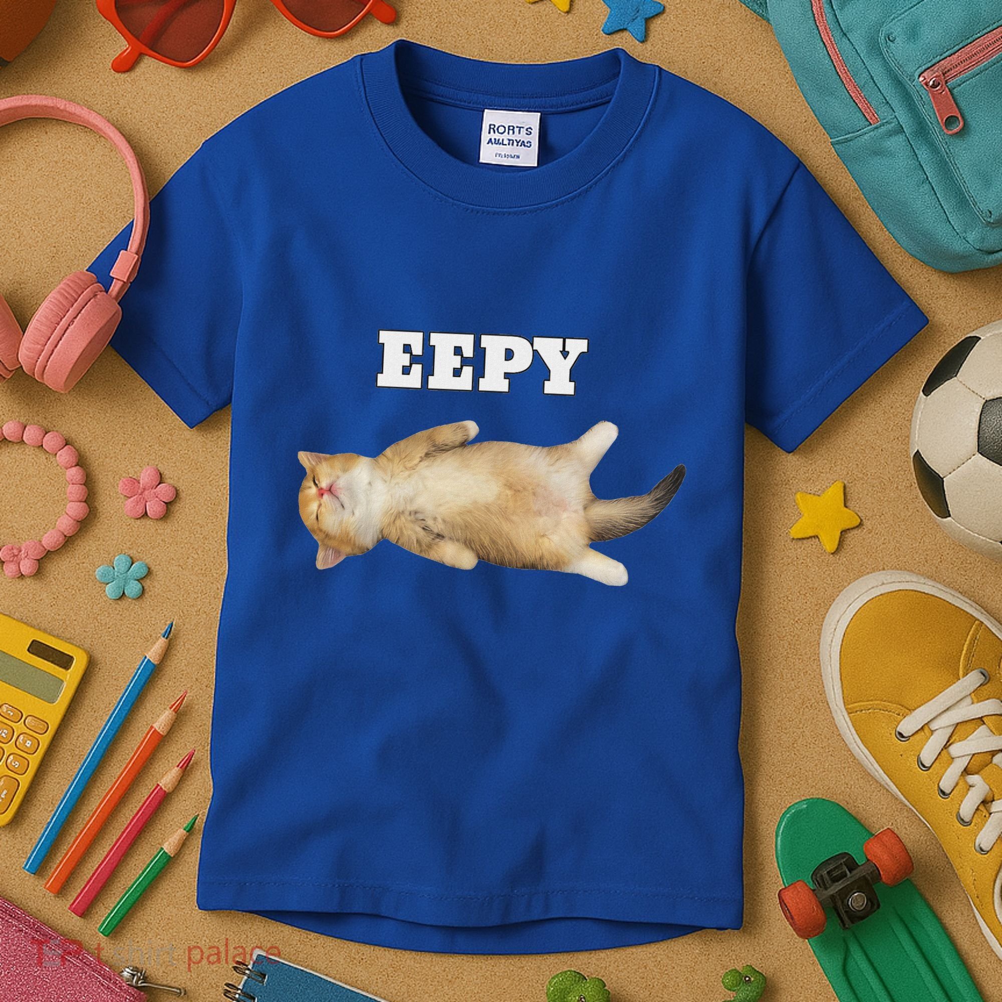 Eepy Cat Sleepy Cat Meme Kids T-Shirt