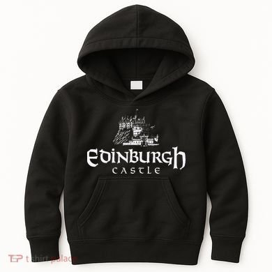 Edinbugh Castle Scotland Kids Hoodie