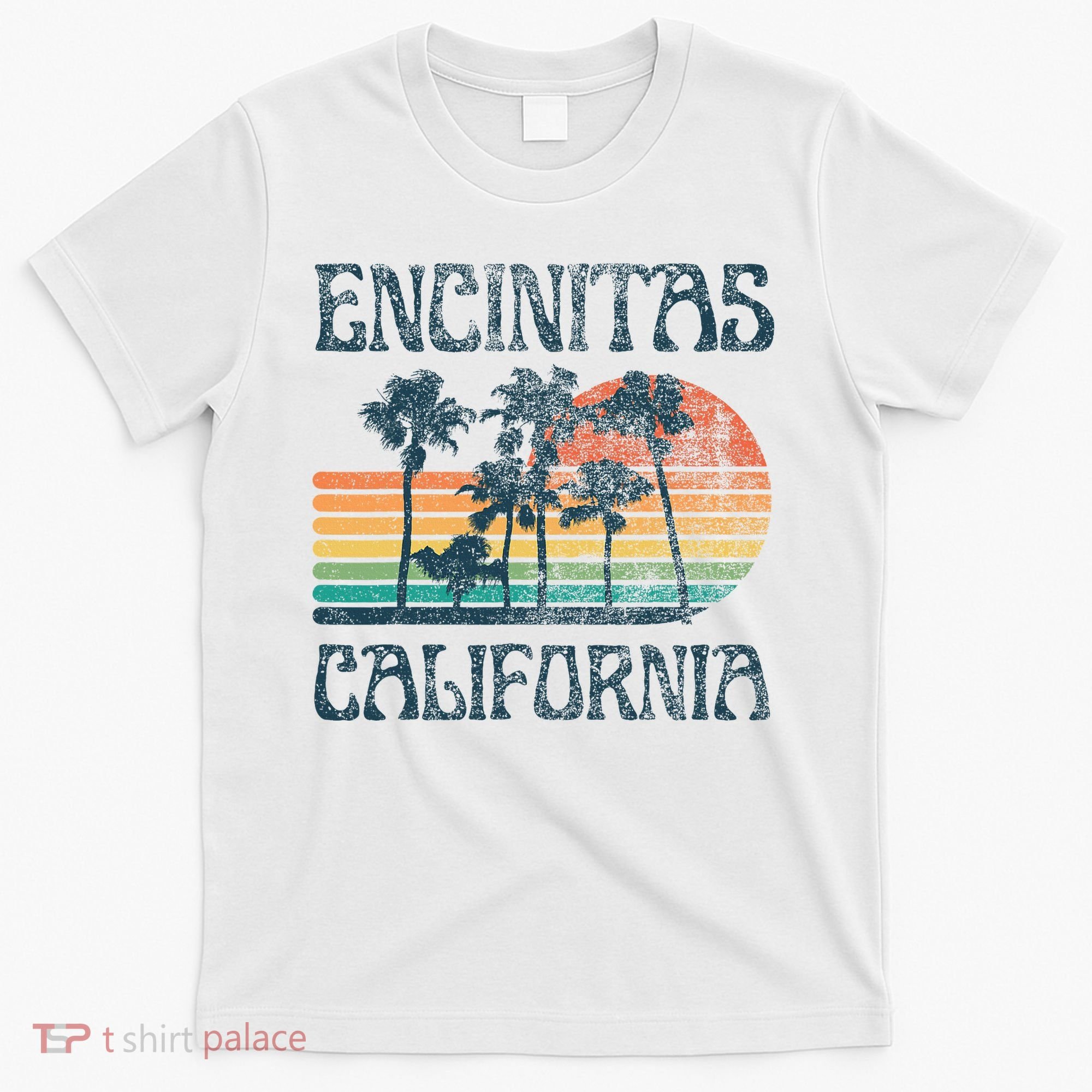 Encinitas California Summer Vacation Vintage T-Shirt
