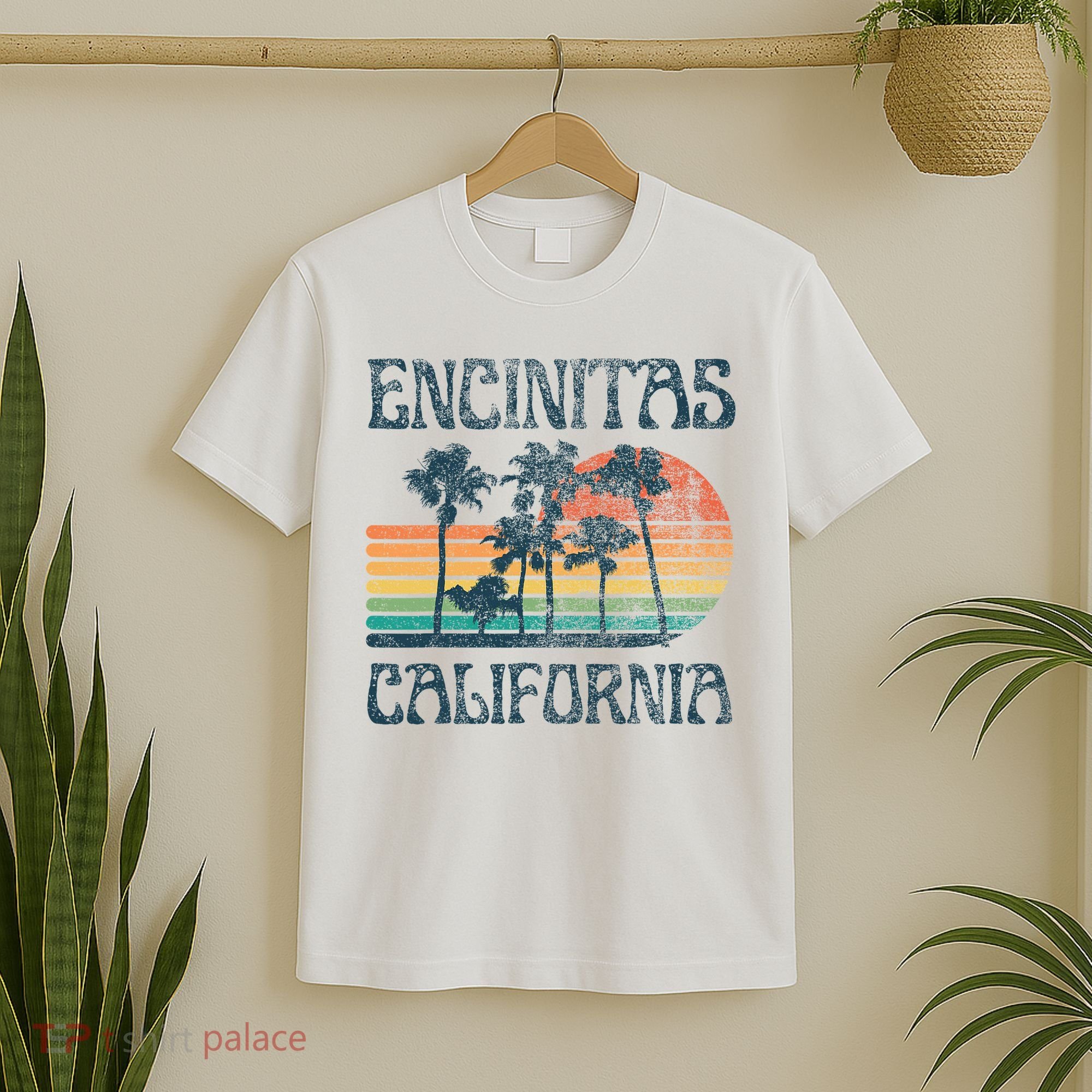 Encinitas California Summer Vacation Vintage T-Shirt