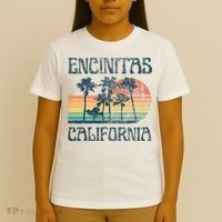 Encinitas California Summer Vacation Vintage T-Shirt thumb 4