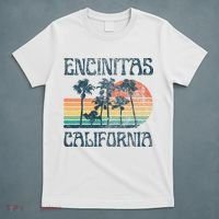 Encinitas California Summer Vacation Vintage T-Shirt thumb 5